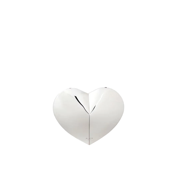 ALAÏA - Women's Le Coeur Minaudiere Bag - (Silver)
