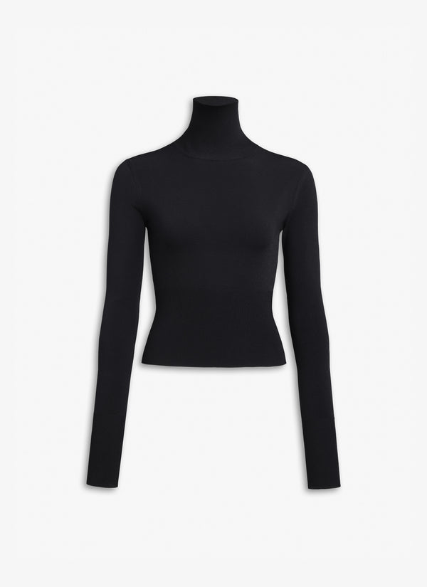 Alaïa - Women's Fine Knit Turtleneck Jumper - (Black)