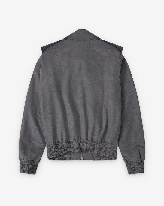 AARON ESH - Men's Wool Bomber - (Grey)
