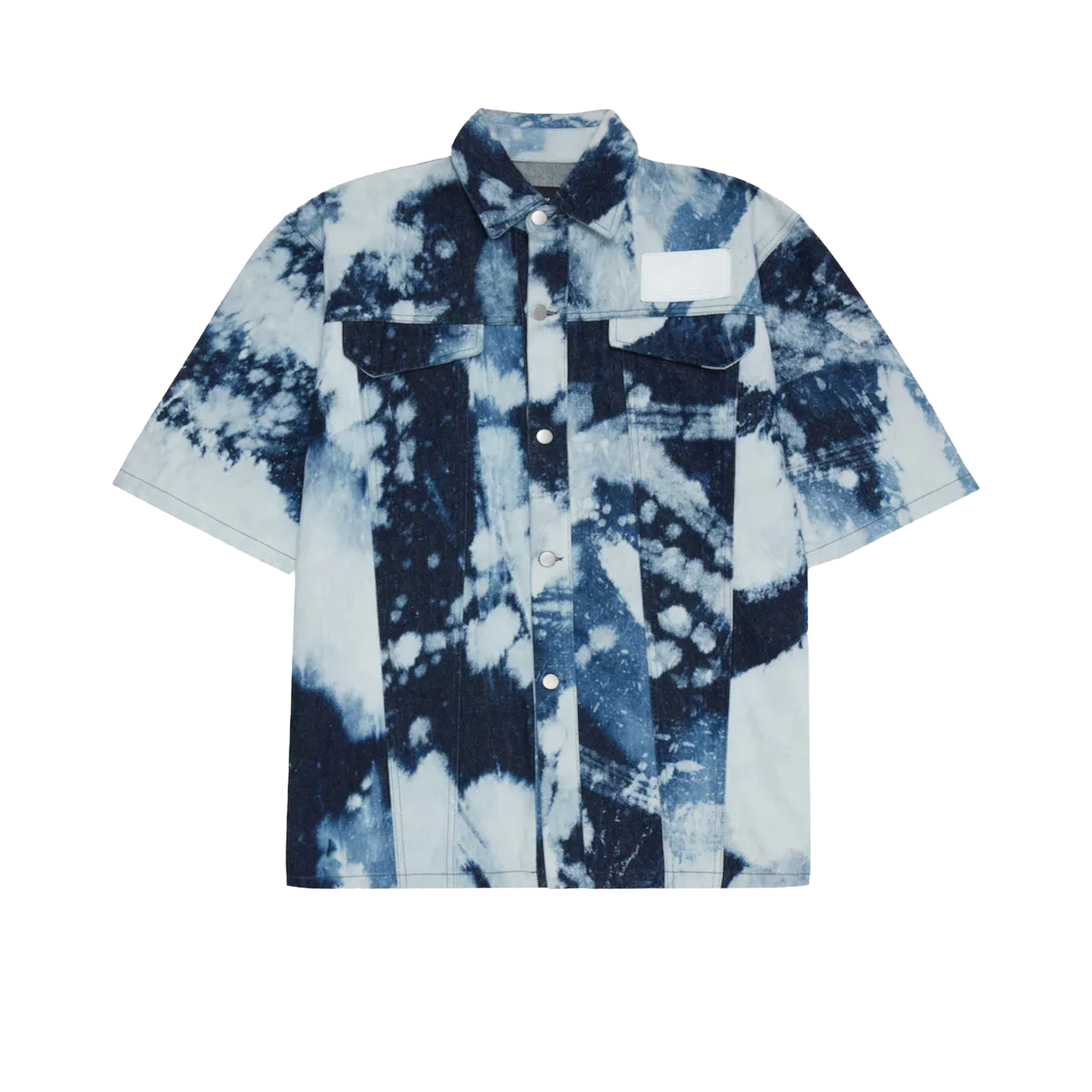 A COLD WALL - Hand Bleached Denim Overshirt - (Bleach Wash)| Dover ...