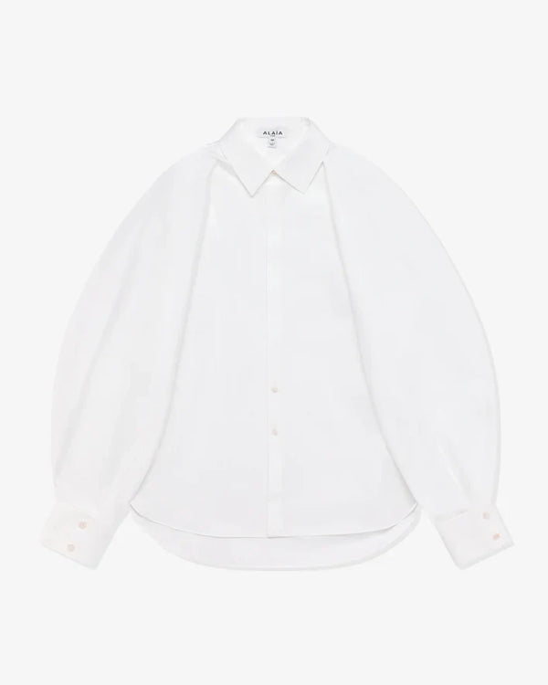 ALAÏA - Women's Round Shirt - (WHITE 009)