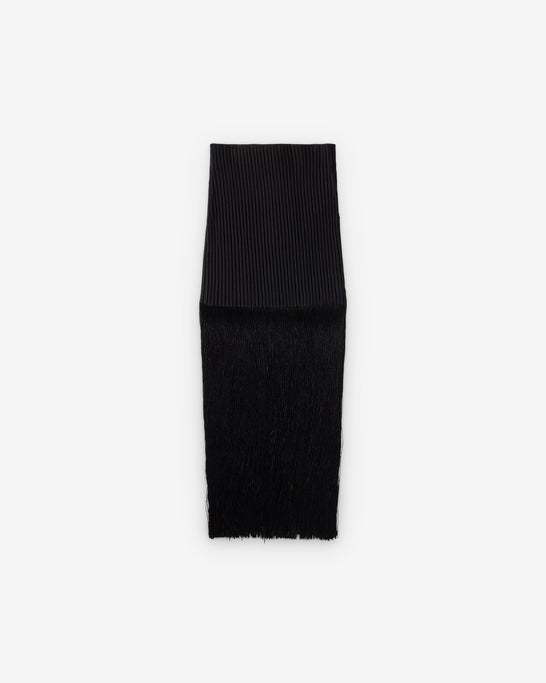 ALAÏA - Women's Fringed Skirt Tube Fringed Knit - (Black)