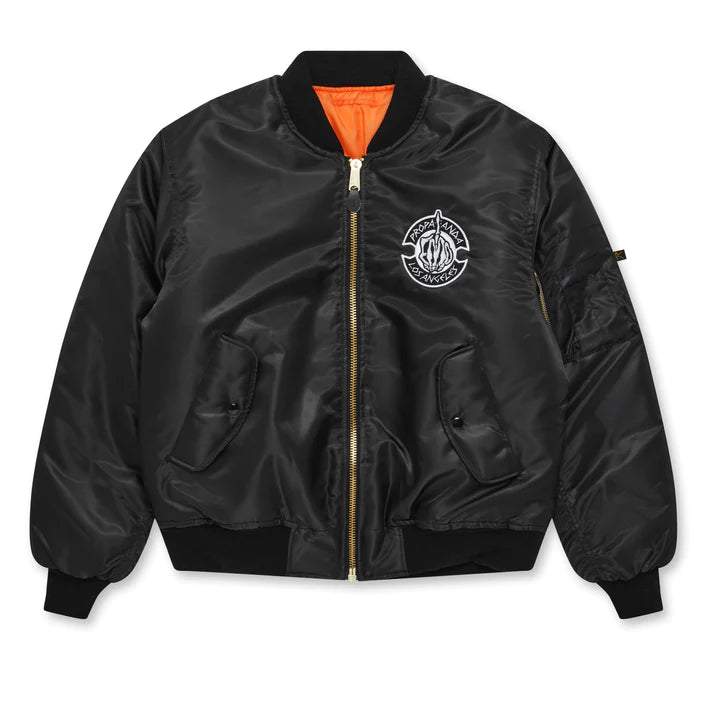 Anne Imhof: Emo Bomber Jacket (Black) | DSMS E-SHOP