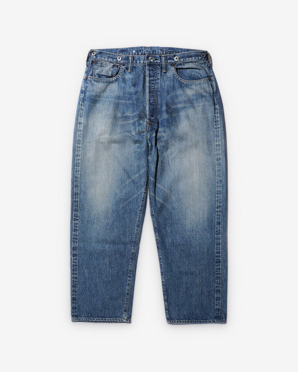 A.Presse - No.22 Washed Wide Denim Pants - (Indigo)