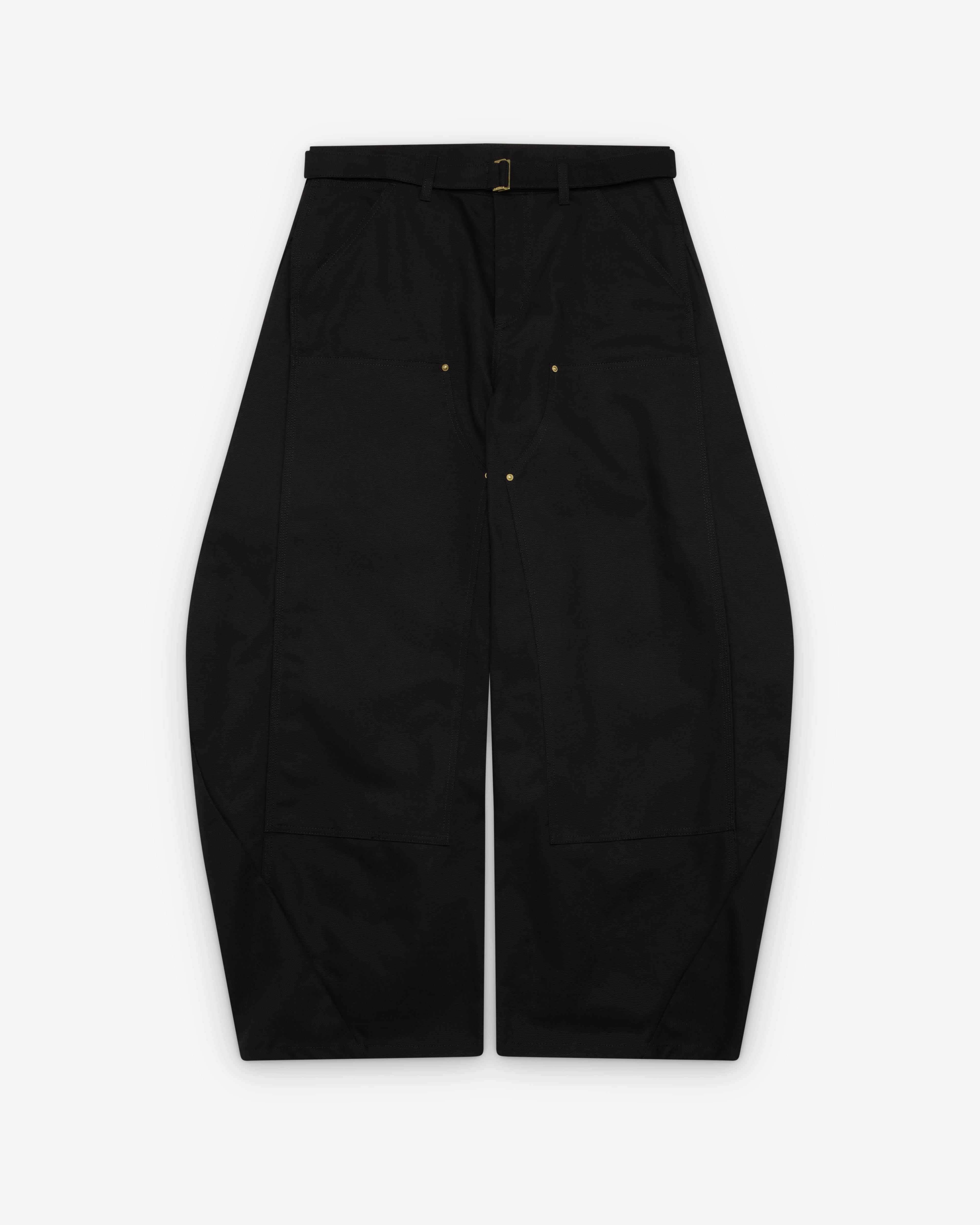 Sacai: Men's Carhartt WIP Duck Canvas Pants (Black) | DSMS E-SHOP