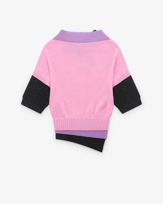 AUGUST BARRON_AUGUST BARRON - Women's Triple Sweater  - (Pink)_SWEATERS
