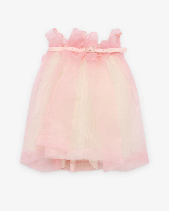 AUGUST BARRON_AUGUST BARRON - Women's Belted Ballgown Skirt - (Pink)_SKIRTS