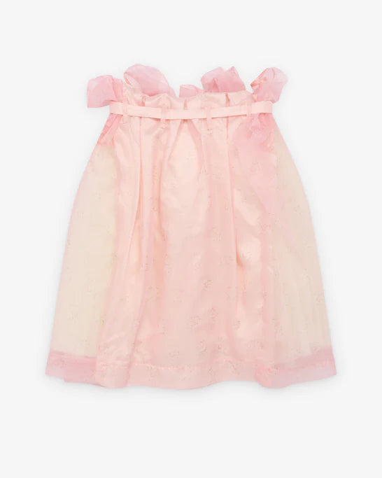 AUGUST BARRON_AUGUST BARRON - Women's Belted Ballgown Skirt - (Pink)_SKIRTS
