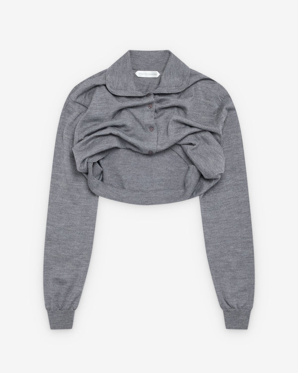 AUGUST BARRON_AUGUST BARRON - Women's Lifted Cardigan - (Grey)_CARDIGANS