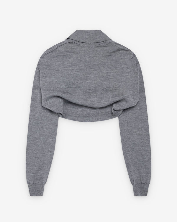 AUGUST BARRON_AUGUST BARRON - Women's Lifted Cardigan - (Grey)_CARDIGANS