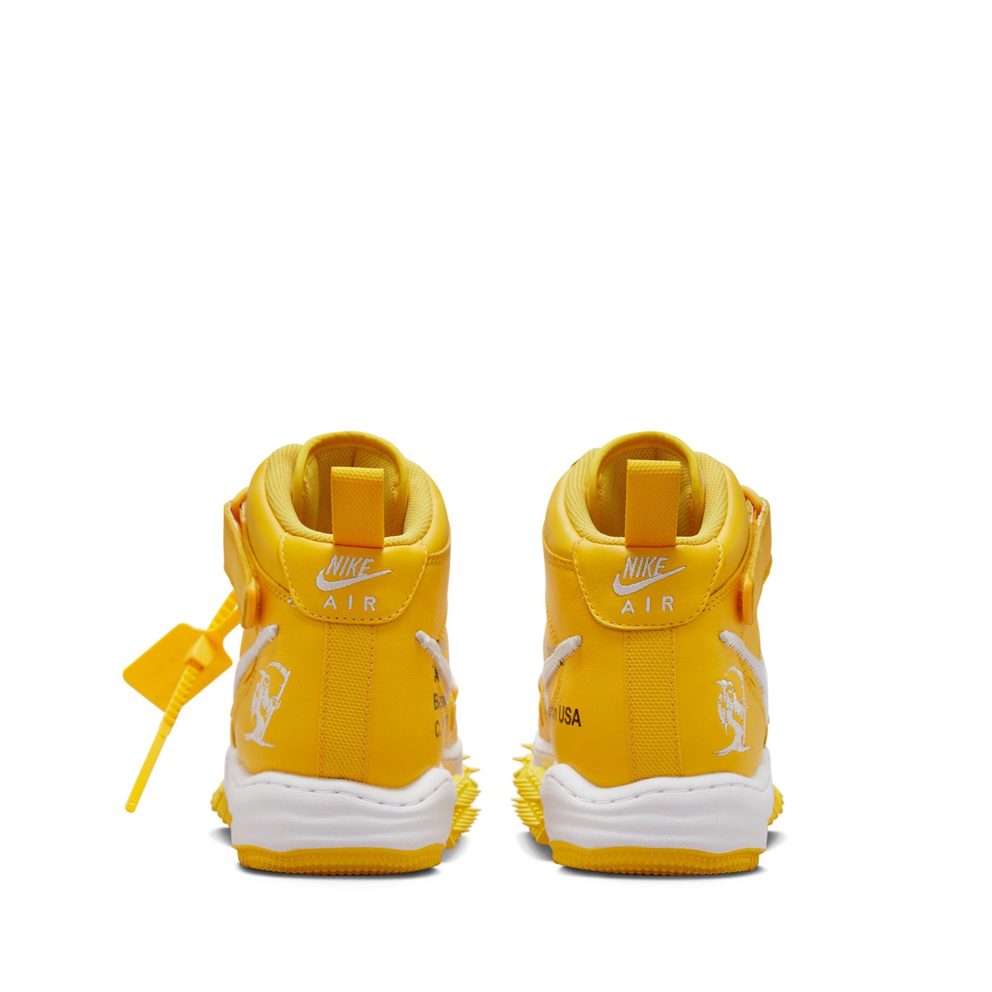 Nike air force 1 mid mens yellow Clearance