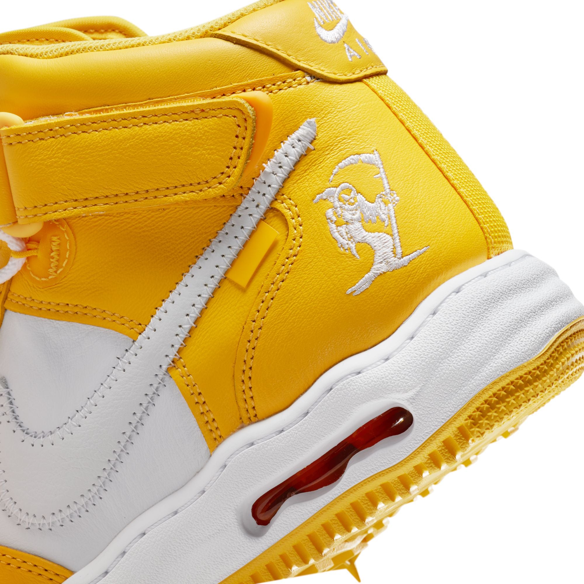 Nike air force 1 mid mens yellow Clearance