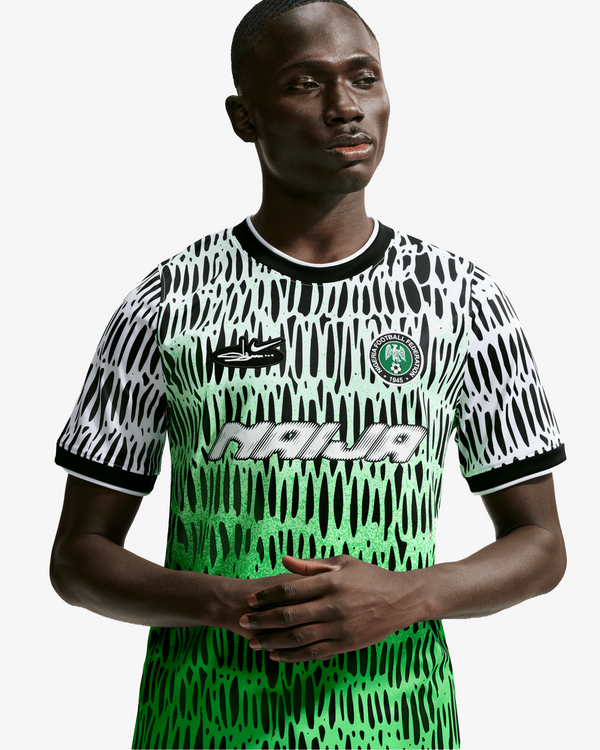 Nike - Men's Slawn Nigeria Academy Pro Short-Sleeve Soccer Top - (IB5641-010)