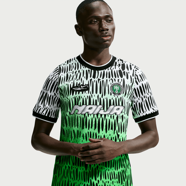 Nike - Men's Slawn Nigeria Academy Pro Short-Sleeve Soccer Top - (IB5641-010)