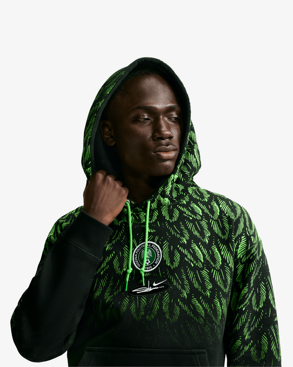Nike - Men's Slawn Nigeria Fleece Pullover Hoodie - (IR5219-010)