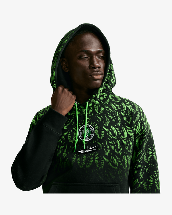 Nike - Men's Slawn Nigeria Fleece Pullover Hoodie - (IR5219-010)