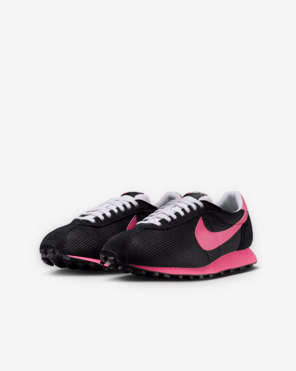 CDG Black Collection_Black Comme des Garçons - Men's Nike Swoosh Sneakers - (Black)_SNEAKERS