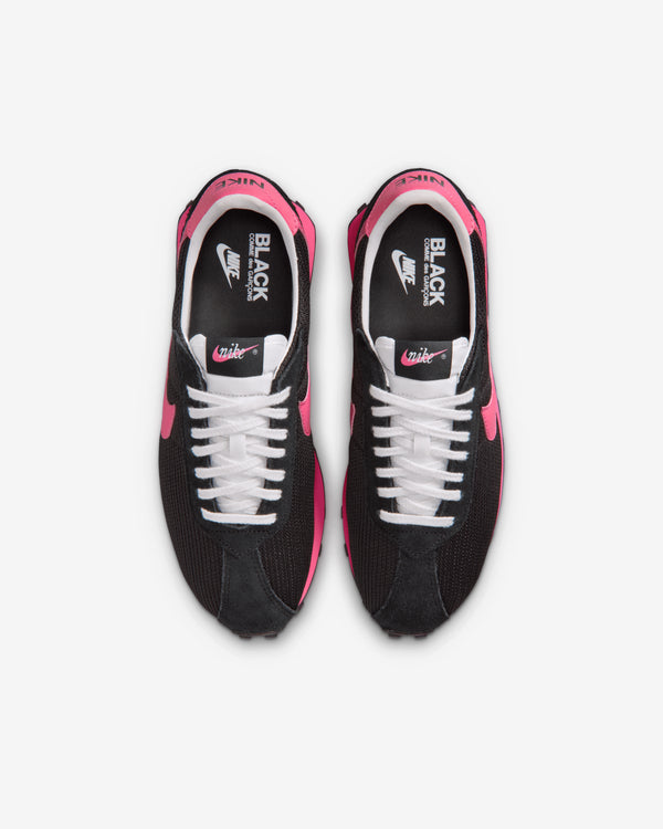 CDG Black Collection_Black Comme des Garçons - Men's Nike Swoosh Sneakers - (Black)_SNEAKERS
