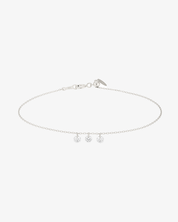 Persée - Danaé Bracelet with Three Hanging Diamonds