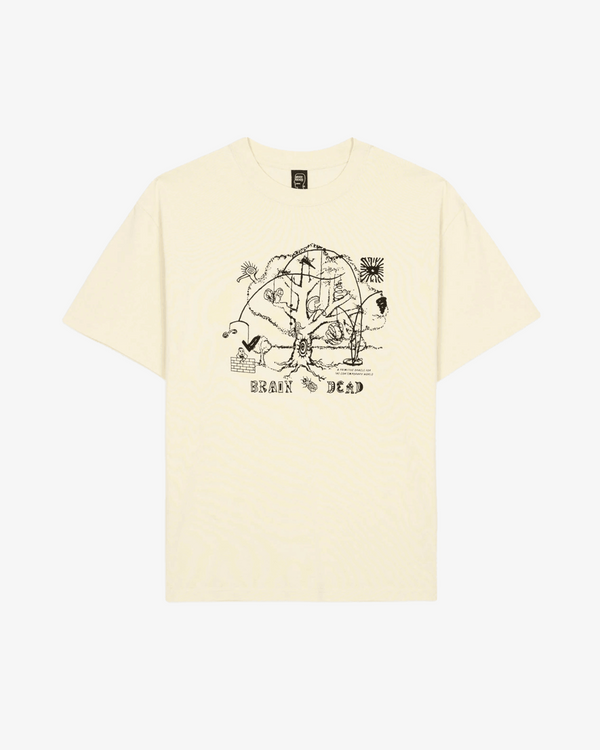 Brain Dead_BRAIN DEAD - Men's Oracle T-Shirt - (White)_TEES