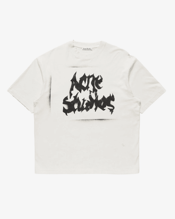 ACNE STUDIOS - Men's Gothic Logo T-Shirt - (White)
