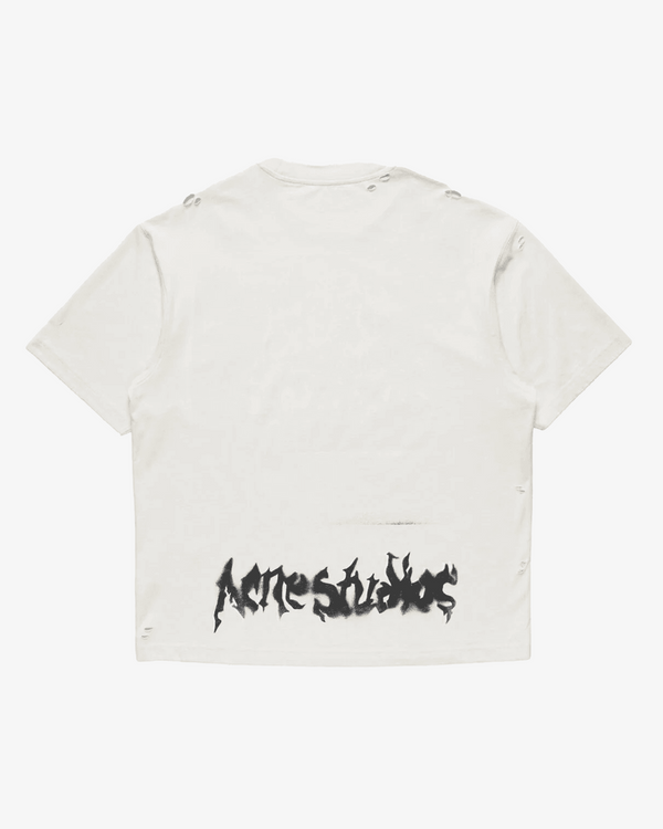 ACNE STUDIOS - Men's Gothic Logo T-Shirt - (White)