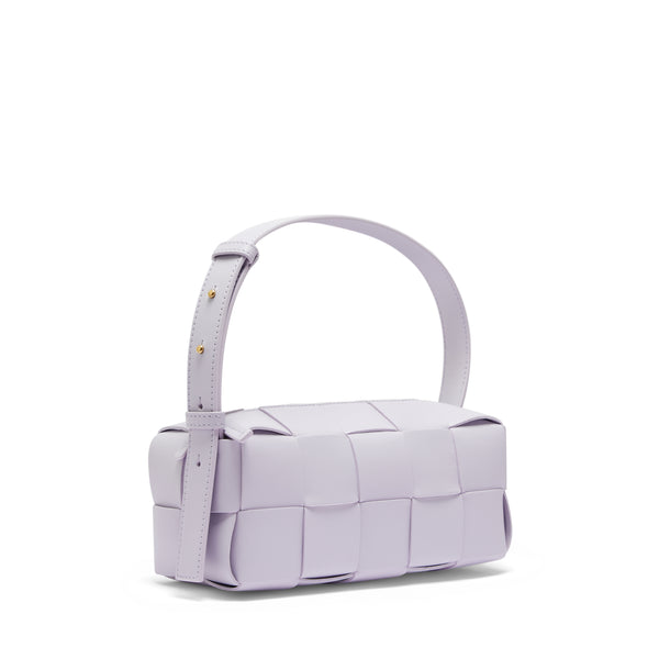 Bottega Veneta_BOTTEGA VENETA - Women's Small Brick Cassette - (Oyster)_TOP HANDLE