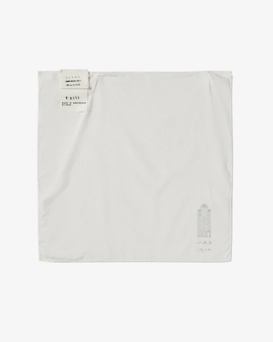 Canal House Line_Canal House Line - Silk Square Scarf - (Grey)_SCARVES