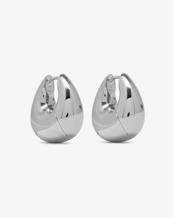 Tom Wood_Tom Wood - Medium Bao Hoops - (Sterling Silver)_EARRINGS