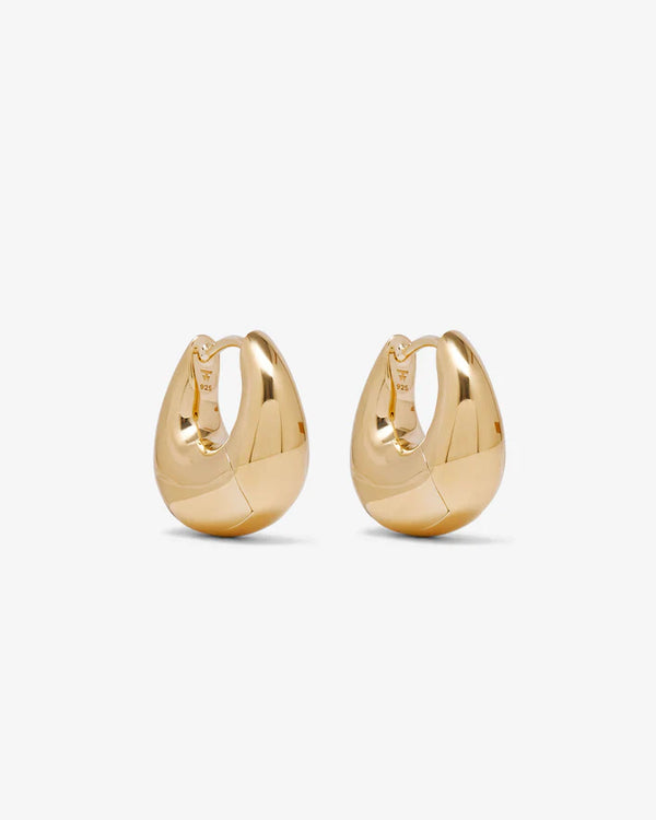 Tom Wood_Tom Wood - Small Bao Hoops - (Yellow Gold)_EARRINGS