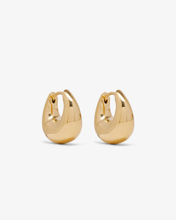 Tom Wood - Small Bao Hoops - (Yellow Gold)