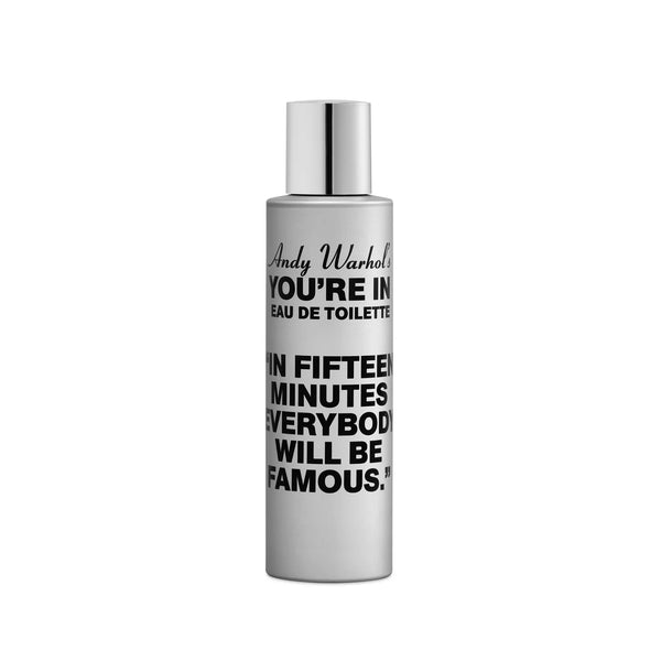 CDG PARFUM - "Andy Warhol's You're In" - (FIFTEEN MINUTES 100ml Natural Spray)