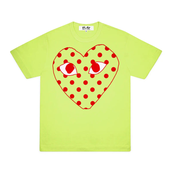 Play - Polka Dot Heart T-Shirt - (T275)(T276)(Green)