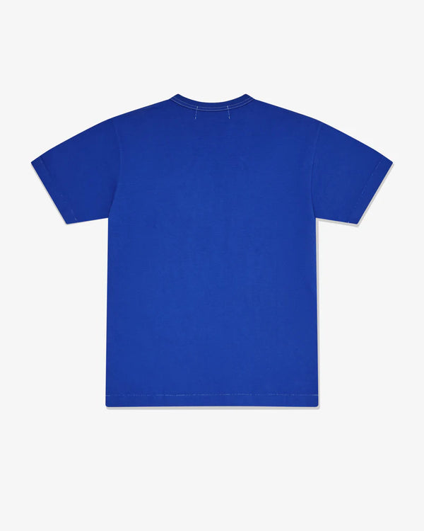 CDG3_Cdg - Overdyed Logo T-Shirt - (Blue)_TEES