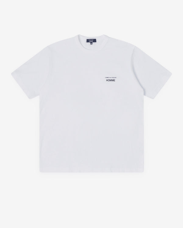 Comme des Garçons Homme - Men's Cotton Jersey Garment Print - (White)
