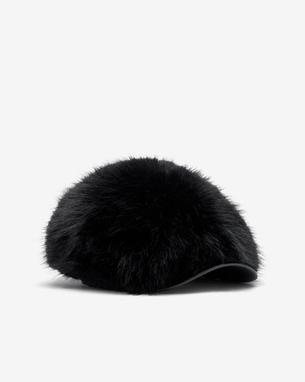 CDG Shirt - Men's Faux Fur Gavroche Hat - (Black) AW26 FR-K603-051-1