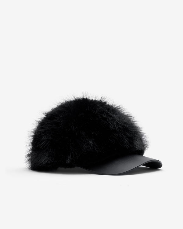CDG Shirt - Men's Faux Fur Baseball Hat - (Black) AW26 FR-K604-051-1