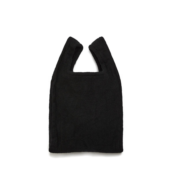 CDG Black Collection_BLACK Comme des Garçons - Wool Tote Bag - (Black)_HANDBAGS
