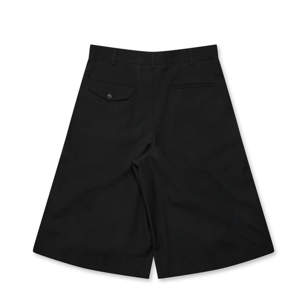 CDG Black Collection_BLACK Comme des Garçons - Wide Leg Shorts - (Black)_SHORTS