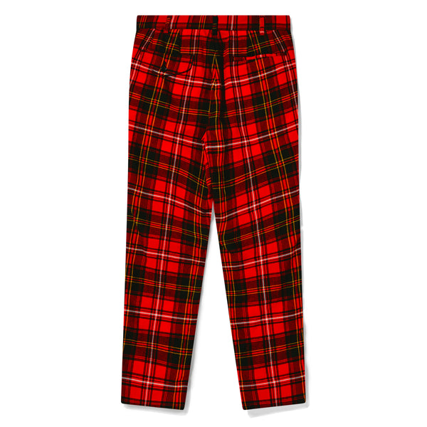 CDG Black Collection_BLACK Comme des Garçons - Buckled Knee Pants - (Red/Black)_PANTS
