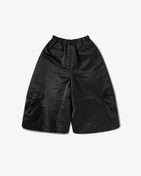 Black Comme Des Garçons - Polyester Satin Shorts - (Black)