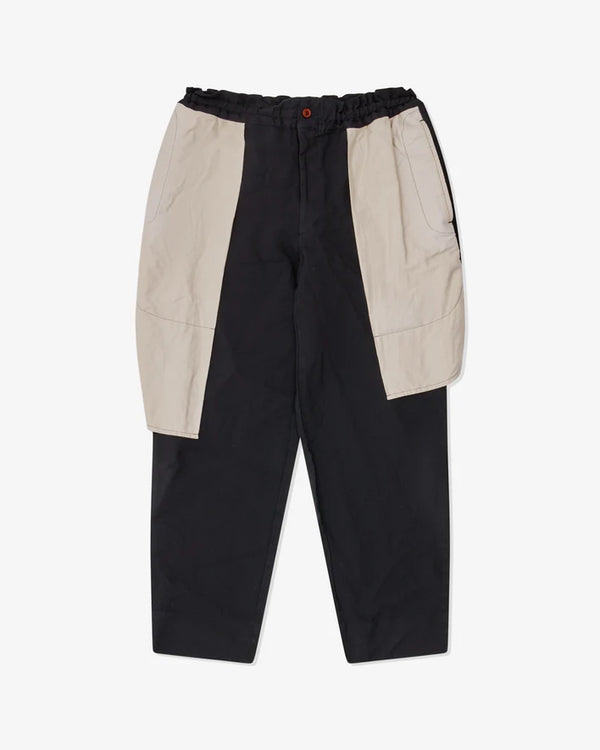 Black Comme des Garçons - Exposed Pocket Bag Pants - (Black)