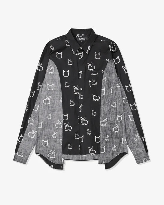 Black Comme des Garçons - Filip Pagowski Print 5 Shirt - (Black)