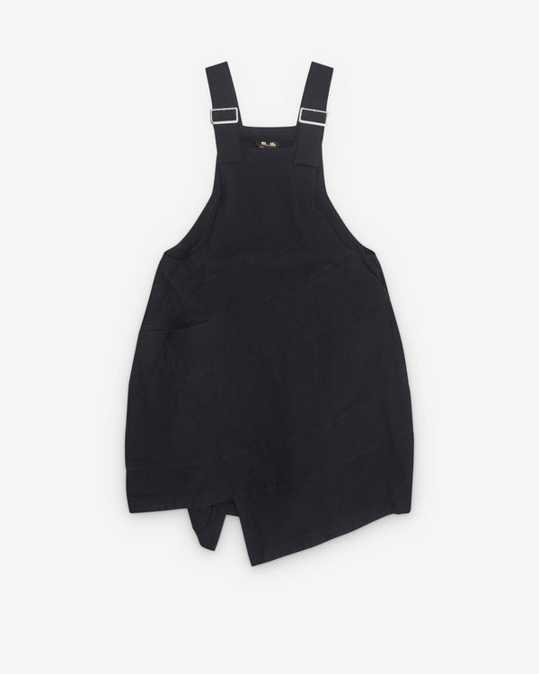 Black Comme des Garçons - Men's Asymmetric Pinafore - (Black)