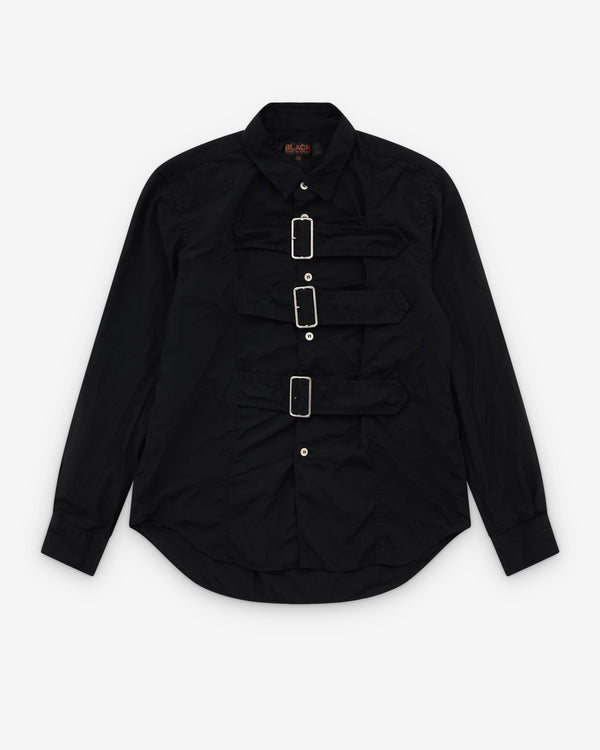 Black Comme des Garçons - Men's Triple Buckle Shirt - (Black)