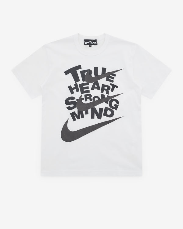 Black Comme des Garçons - Nike True Heart T-Shirt - (White)