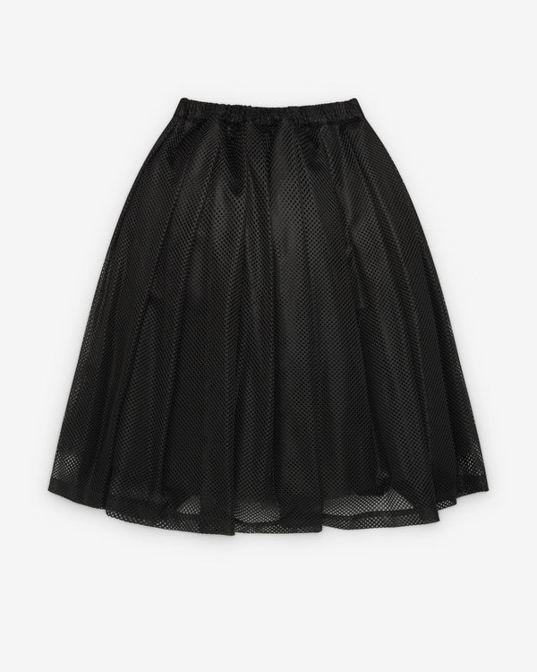 CDG Black Collection_Black Comme des Garçons - Men's Drawstring Midi Skirt - (Black)_SKIRTS