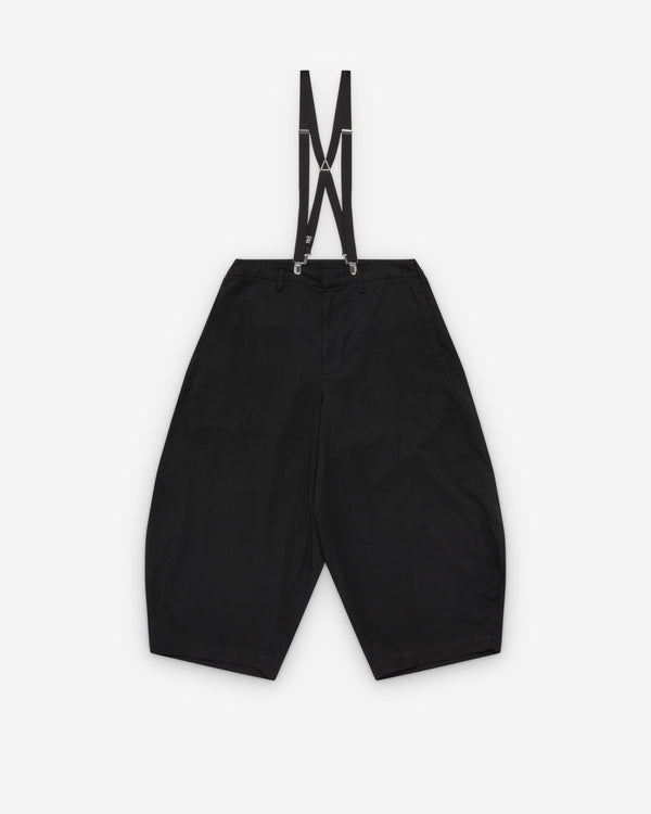 Black Comme des Garçons - Men's Suspender Shorts - (Black)