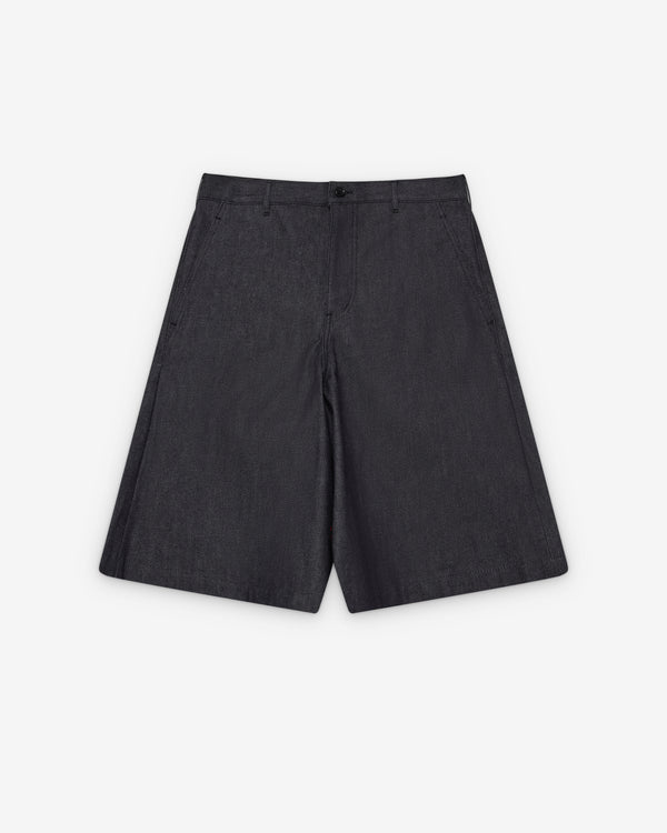Black Comme des Garçons - Men's Structured Denim Shorts - (Indigo)