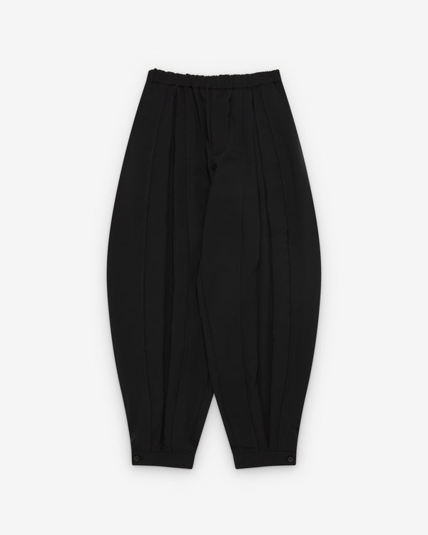 CDG Black Collection_Black Comme des Garçons - Men's Balloon Drawstring Pants - (Black)_PANTS